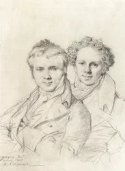 Double Portrait of Otto Magnus von Stackelberg and Jacob Linckh